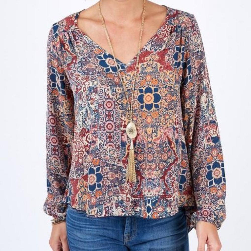 Allison Joy by Evereve Gavi print blouse